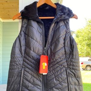 North Face black Reversible Vest